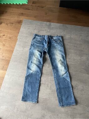 G-Star Faded Blue Straight Men's Jeans